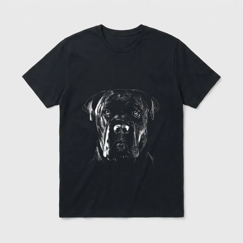 Cane Corso Hundehütte T-Shirt – Klassisches T-Shirt in Schwarz