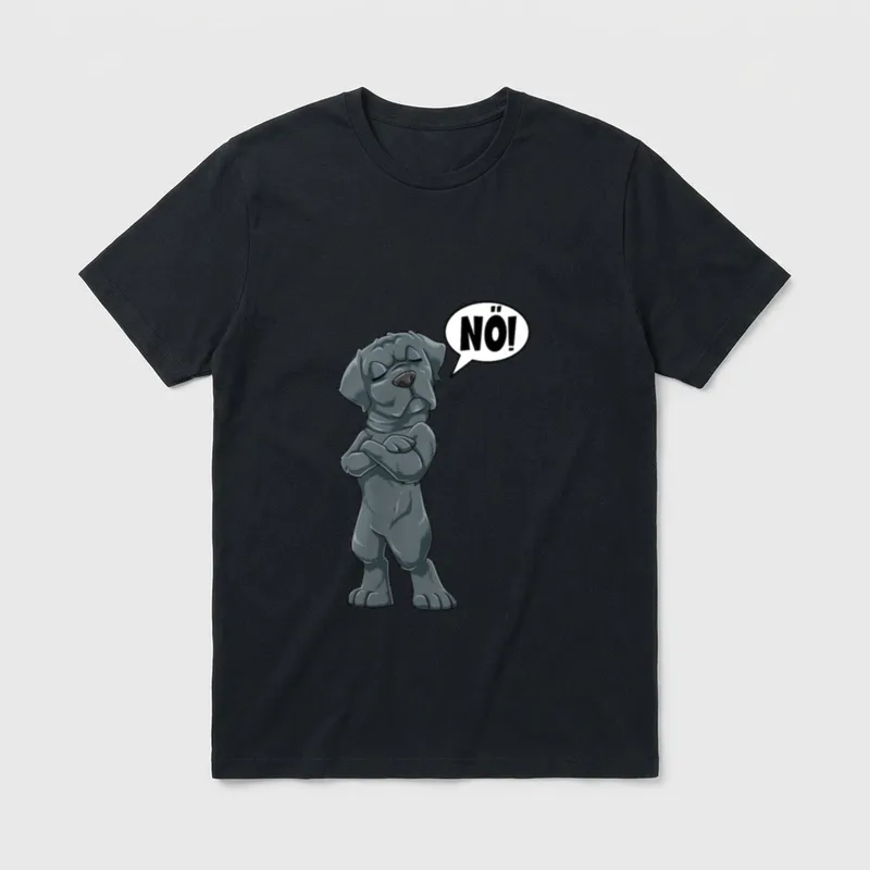 Cane Corso sagt NÖ T-Shirt – Klassisches T-Shirt in Schwarz