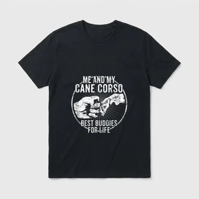 Cane Corso T-Shirt 0038 – Klassisches T-Shirt in Schwarz