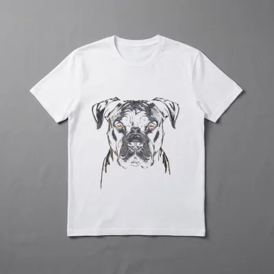 Cane Corso Grafisches Tierkunstwerk T-Shirt – Klassisches T-Shirt in Schwarz