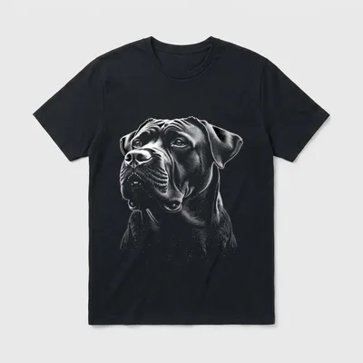 Cane Corso T-Shirt 0044 – Klassisches T-Shirt in Schwarz