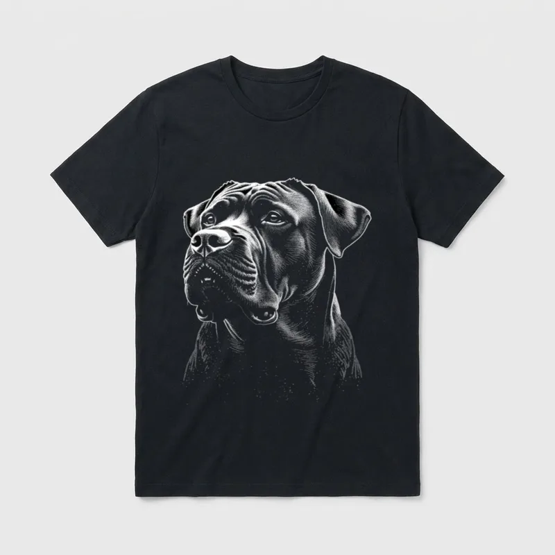 Cane Corso T-Shirt 0044 – Klassisches T-Shirt in Schwarz
