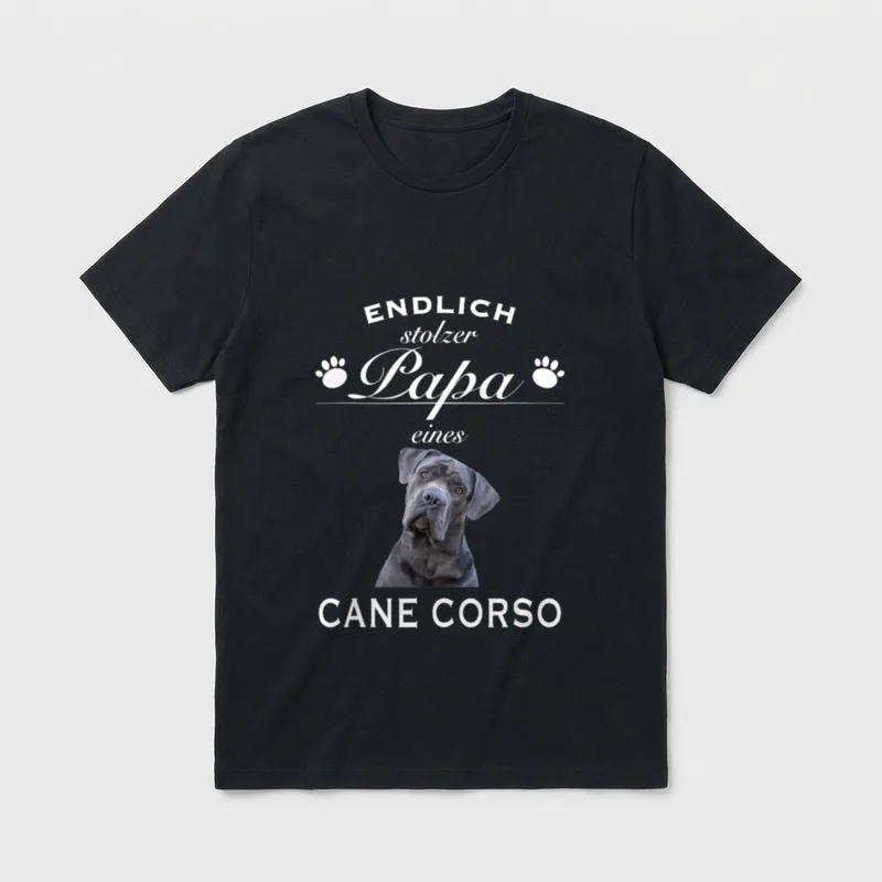 Cane Corso Cane Corso Dog T-Shirt – Klassisches T-Shirt in Schwarz