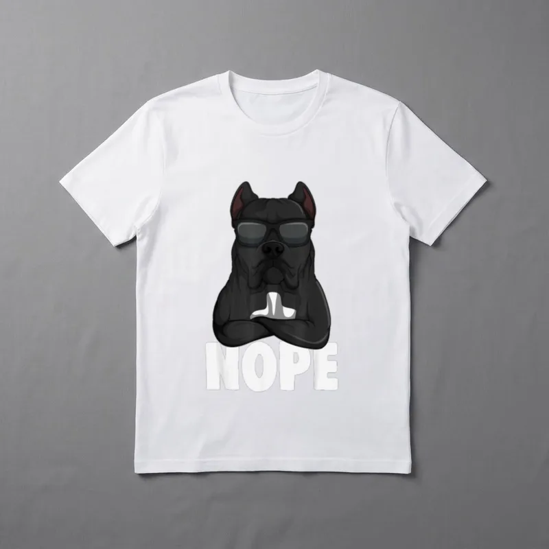 Cane Corso Hunde Frauchen T-Shirt – Klassisches T-Shirt in Schwarz