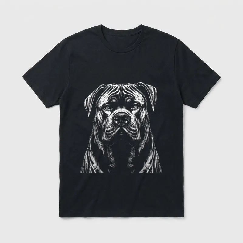 Cane Corso Italiano Hundeliebhaber T-Shirt – Klassisches T-Shirt in Schwarz