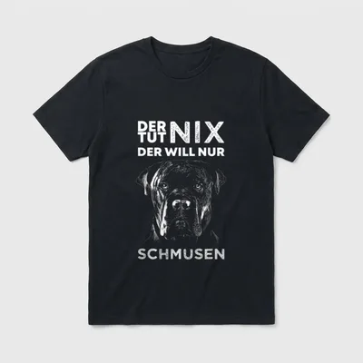 Cane Corso Hund Hunde T-Shirt 0061 – Klassisches T-Shirt in Schwarz