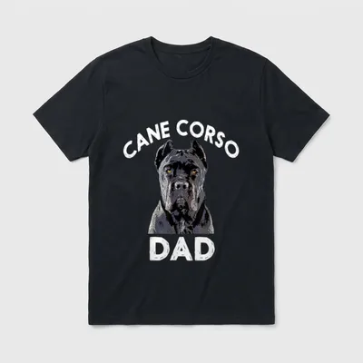 Cane Corso Dad italienisches T-Shirt – Klassisches T-Shirt in Schwarz
