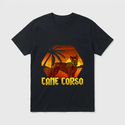 Cane Corso Hund Hundliebhaber T-Shirt – Klassisches T-Shirt in Schwarz