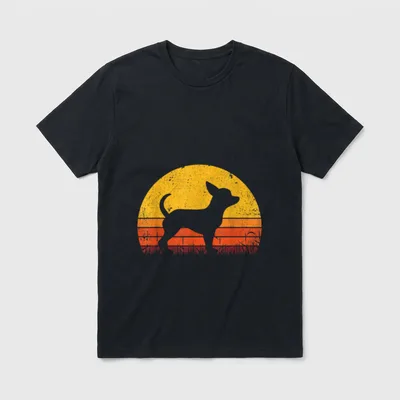 Chihuahua Mom Shirt – Klassisches T-Shirt in Schwarz