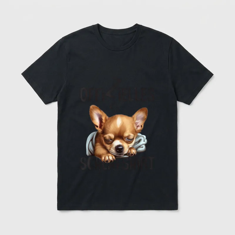 Chihuahua Offizielles Schlafshirt T-Shirt – Klassisches T-Shirt in Schwarz