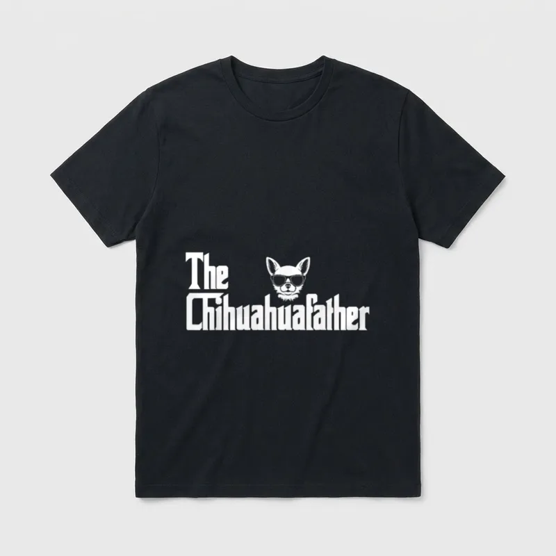 Chihuahua Dad Shirt – Klassisches T-Shirt in Schwarz