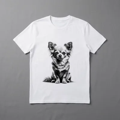 MyAnimal Süßer Chihuahua T-Shirt – Klassisches T-Shirt in Schwarz