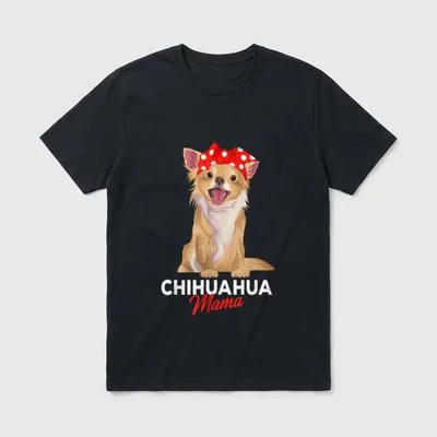 Chihuahua Mama Frauchen lustige T-Shirt – Klassisches T-Shirt in Schwarz