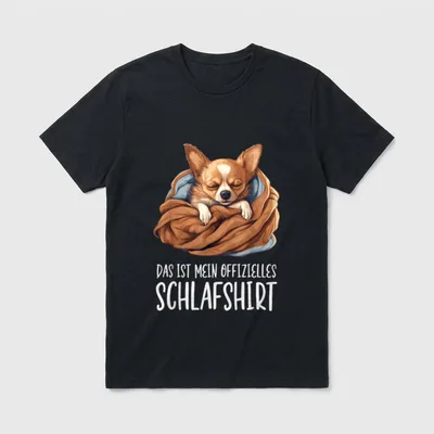 Süßer Chihuahua Hundebesitzer Offizielles T-Shirt – Klassisches T-Shirt in Schwarz