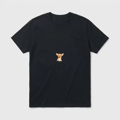 Chihuahua Hund T-Shirt – Klassisches T-Shirt in Schwarz