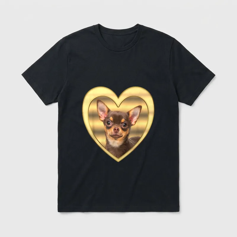 Chihuahua Chihuahua Hund Chihuahua T-Shirt 0055 – Klassisches T-Shirt in Schwarz
