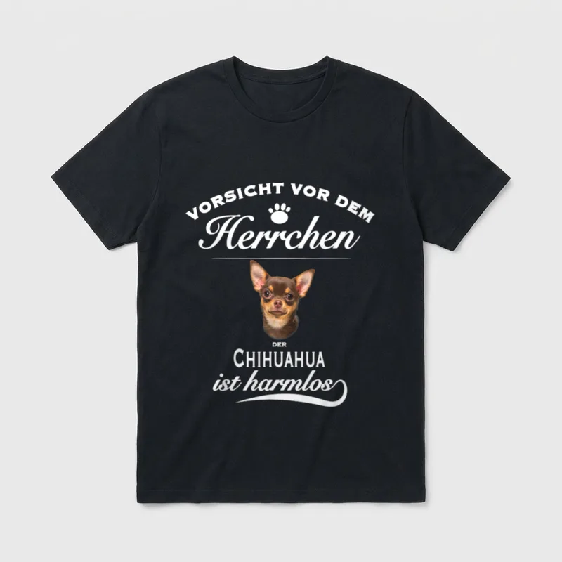 Chihuahua Chihuahua Hund Chihuahua T-Shirt 0057 – Klassisches T-Shirt in Schwarz