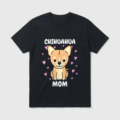 Chihuahua Mama zum Muttertag T-Shirt – Klassisches T-Shirt in Schwarz