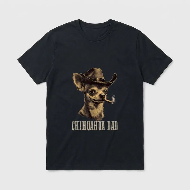 Chihuahua Hund Vintage Best T-Shirt – Klassisches T-Shirt in Schwarz