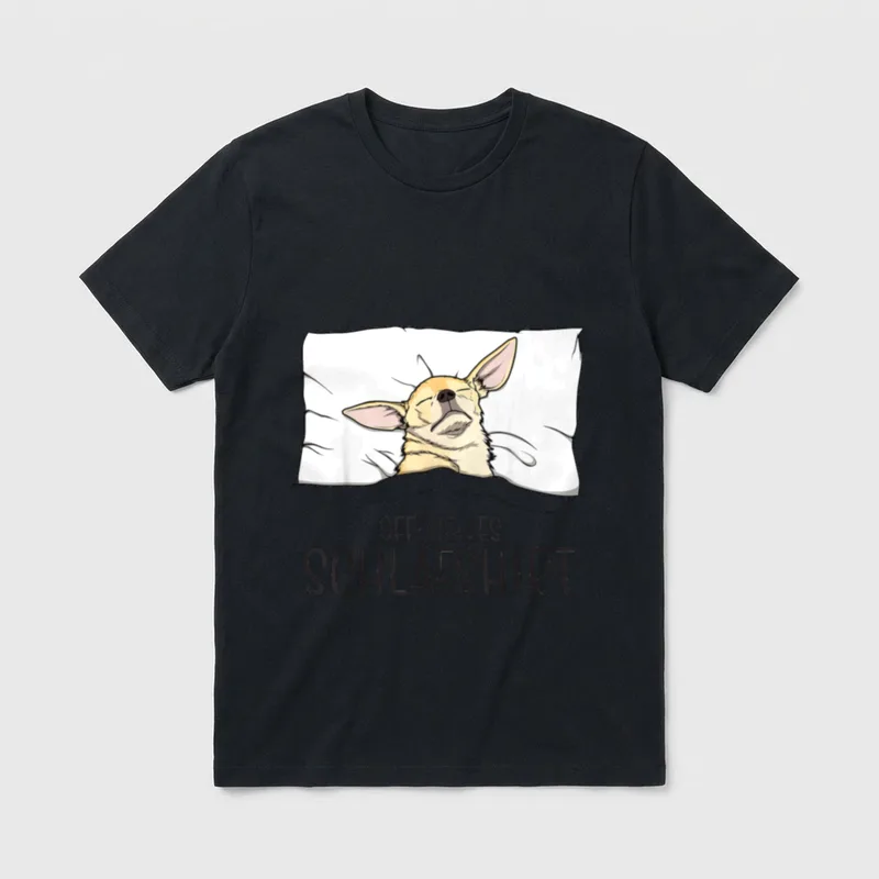 Offizielles Schlafshirt Chihuahua Schlafanzug T-Shirt – Klassisches T-Shirt in Schwarz