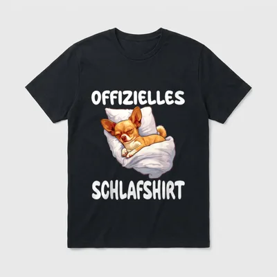Lustiges Chihuahua Chiwawa Hund Offizielles T-Shirt – Klassisches T-Shirt in Schwarz