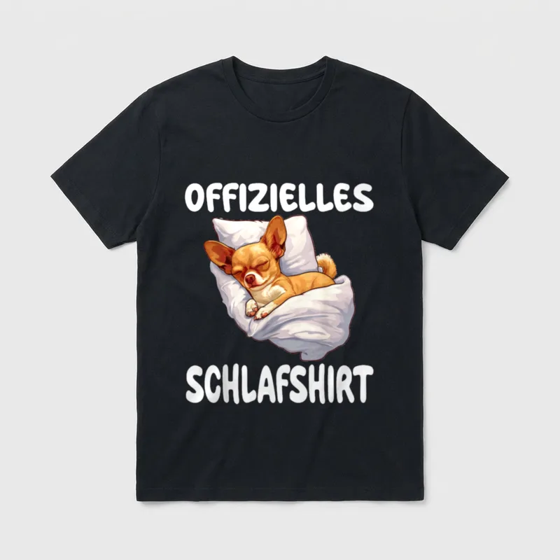 Lustiges Chihuahua Chiwawa Hund Offizielles T-Shirt – Klassisches T-Shirt in Schwarz