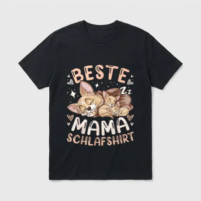 Beste Mama Schlafshirt Mutter T-Shirt – Klassisches T-Shirt in Schwarz