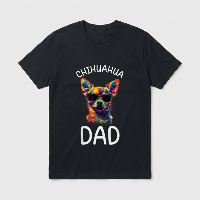 Chihuahua Lovers Design Chihuahua T-Shirt – Klassisches T-Shirt in Schwarz