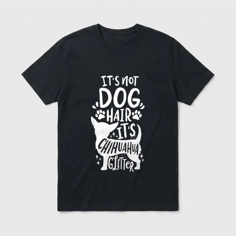 Chihuahua Hund Herrchen Lustig T-Shirt – Klassisches T-Shirt in Schwarz