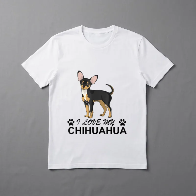 I love my Chihuahua T-Shirt – Klassisches T-Shirt in Schwarz