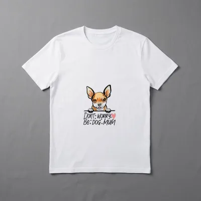 Hunderasse Chihuahua Hund Mama T-Shirt – Klassisches T-Shirt in Schwarz