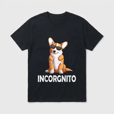 Lustiger walisischer Corgi T-Shirt – Klassisches T-Shirt in Schwarz