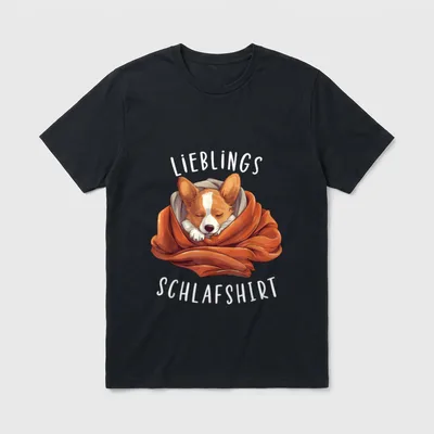 Hundebesitzer Offizielles Lieblings Schlafshirt T-Shirt – Klassisches T-Shirt in Schwarz