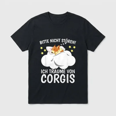 Bitte nicht stören Schlafshirt T-Shirt – Klassisches T-Shirt in Schwarz