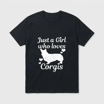 Corgi Hund Spruch Lustig T-Shirt – Klassisches T-Shirt in Schwarz
