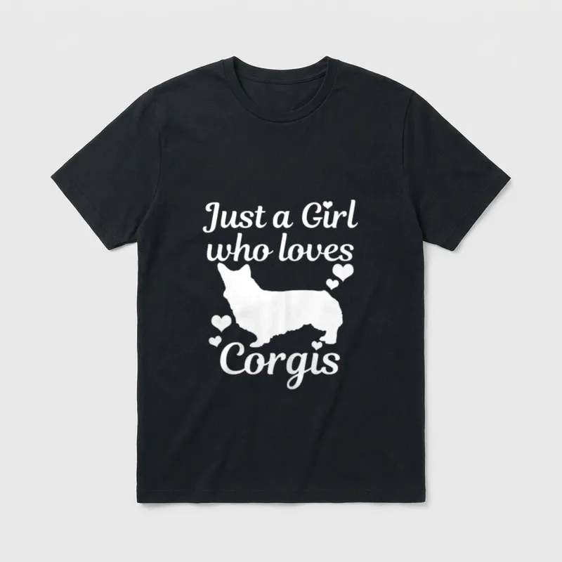 Corgi Hund Spruch Lustig T-Shirt – Klassisches T-Shirt in Schwarz