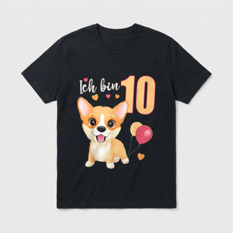 10 Jahre alt Ich T-Shirt – Klassisches T-Shirt in Schwarz
