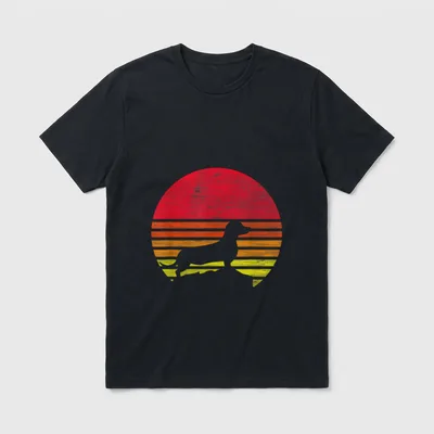 Dackel Geschenke & Kleidung T-Shirt – Klassisches T-Shirt in Schwarz