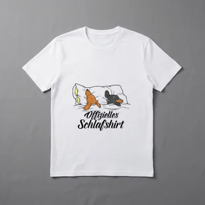 Dackel Dackelhund Offizielles Schlafshirt T-Shirt – Klassisches T-Shirt in Schwarz