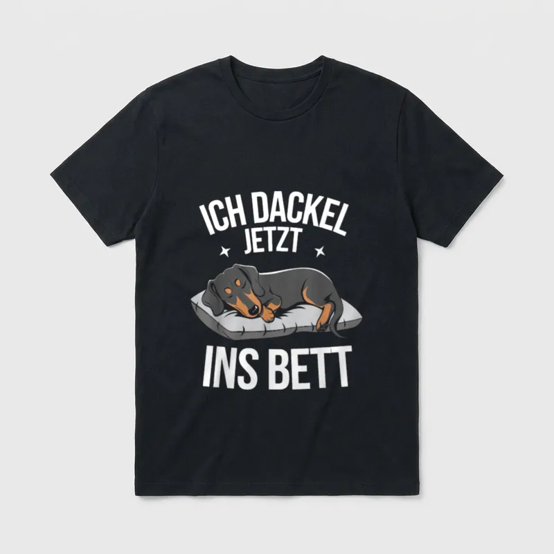 Dackel Hund Hunde Geschenke T-Shirt – Klassisches T-Shirt in Schwarz