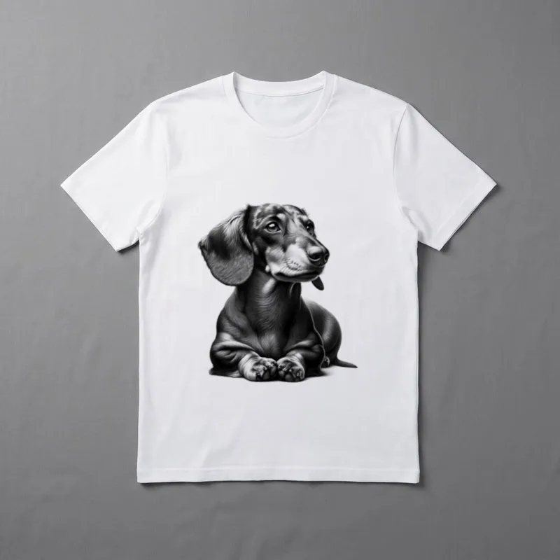 Super süßer Dackel T-Shirt – Klassisches T-Shirt in Schwarz