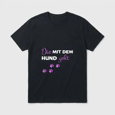 Schäferhund Dackel Labrador Pudel T-Shirt – Klassisches T-Shirt in Schwarz