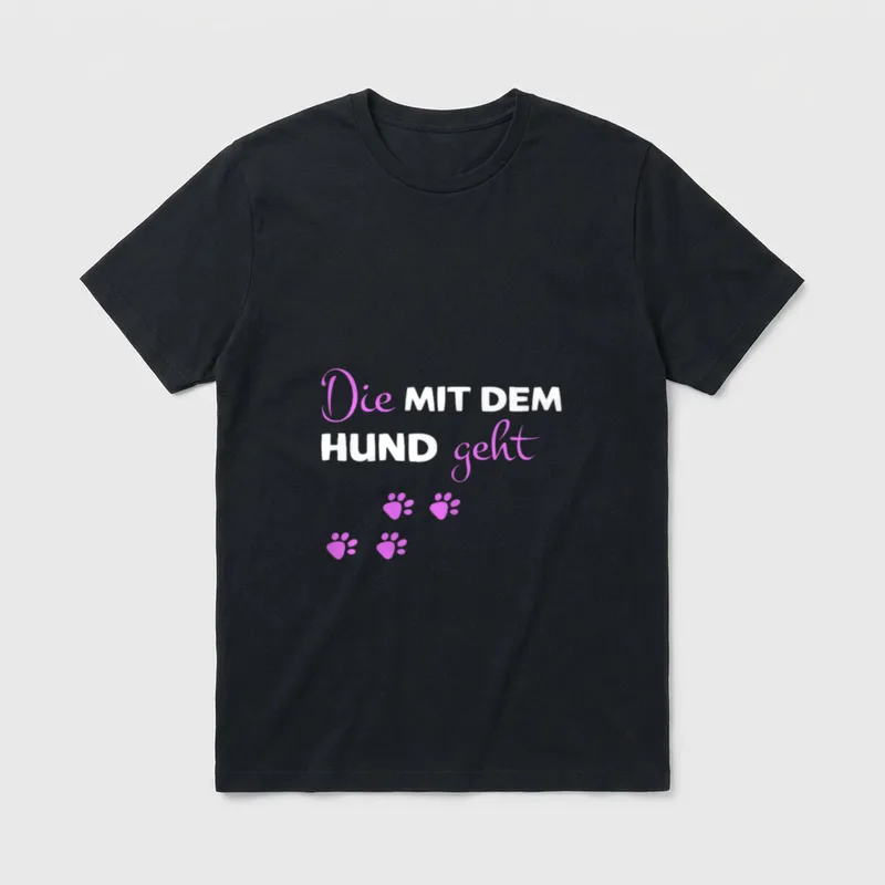 Schäferhund Dackel Labrador Pudel T-Shirt – Klassisches T-Shirt in Schwarz