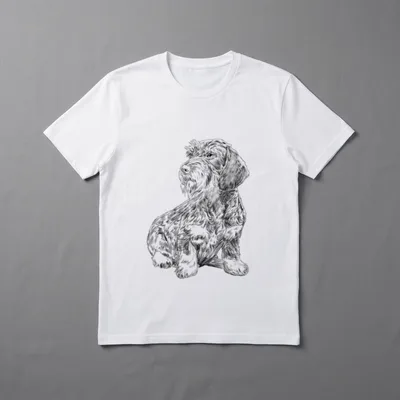 Dackel Hund Rauhaardackel T-Shirt 0066 – Klassisches T-Shirt in Schwarz