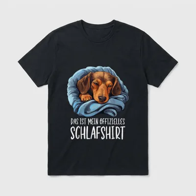 Süßer Dackel Hundebesitzer Offizielles T-Shirt – Klassisches T-Shirt in Schwarz