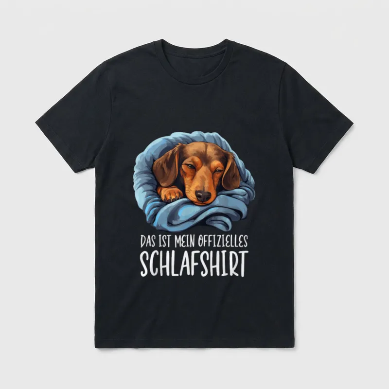 Süßer Dackel Hundebesitzer Offizielles T-Shirt – Klassisches T-Shirt in Schwarz