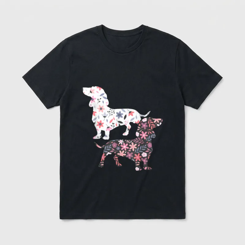 Hundebesitzer Hunde Haustier Dackel T-Shirt – Klassisches T-Shirt in Schwarz