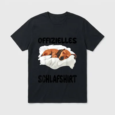 Lustiges Dackel Wiener Hund T-Shirt – Klassisches T-Shirt in Schwarz