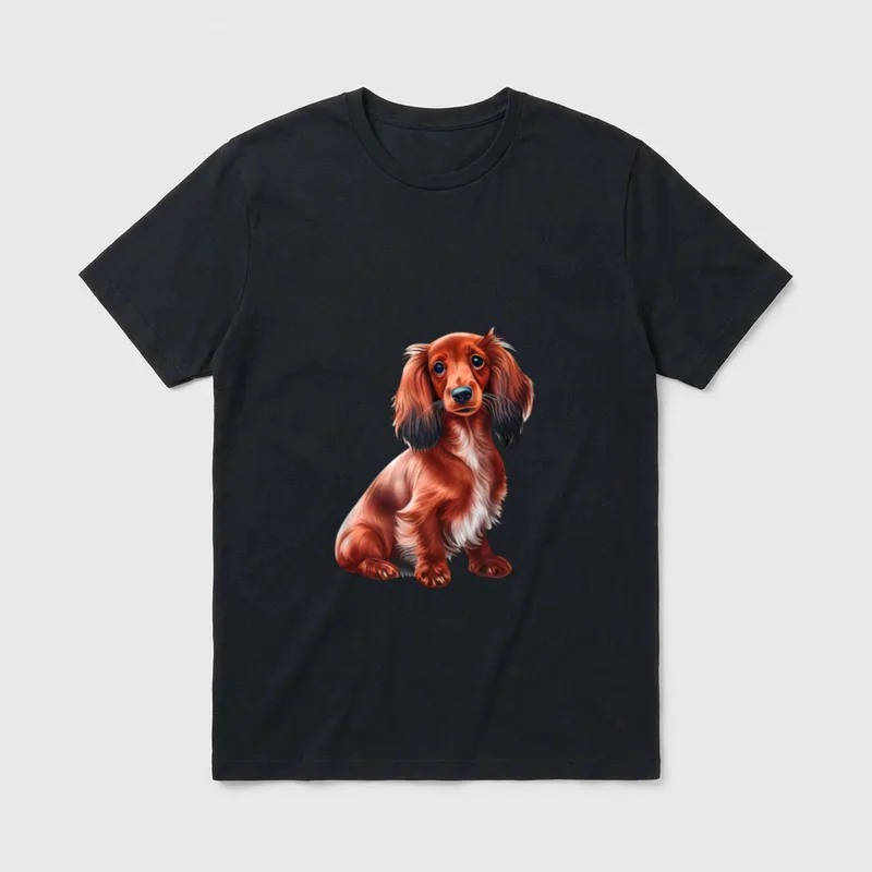 Süßes Hundewelpe Welpen Hund T-Shirt – Klassisches T-Shirt in Schwarz