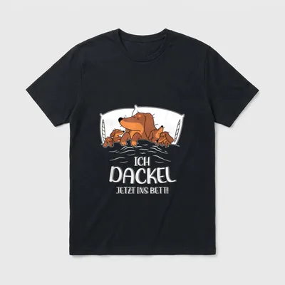 Dachshund Teckel Hundeliebhaber Offizielles T-Shirt – Klassisches T-Shirt in Schwarz